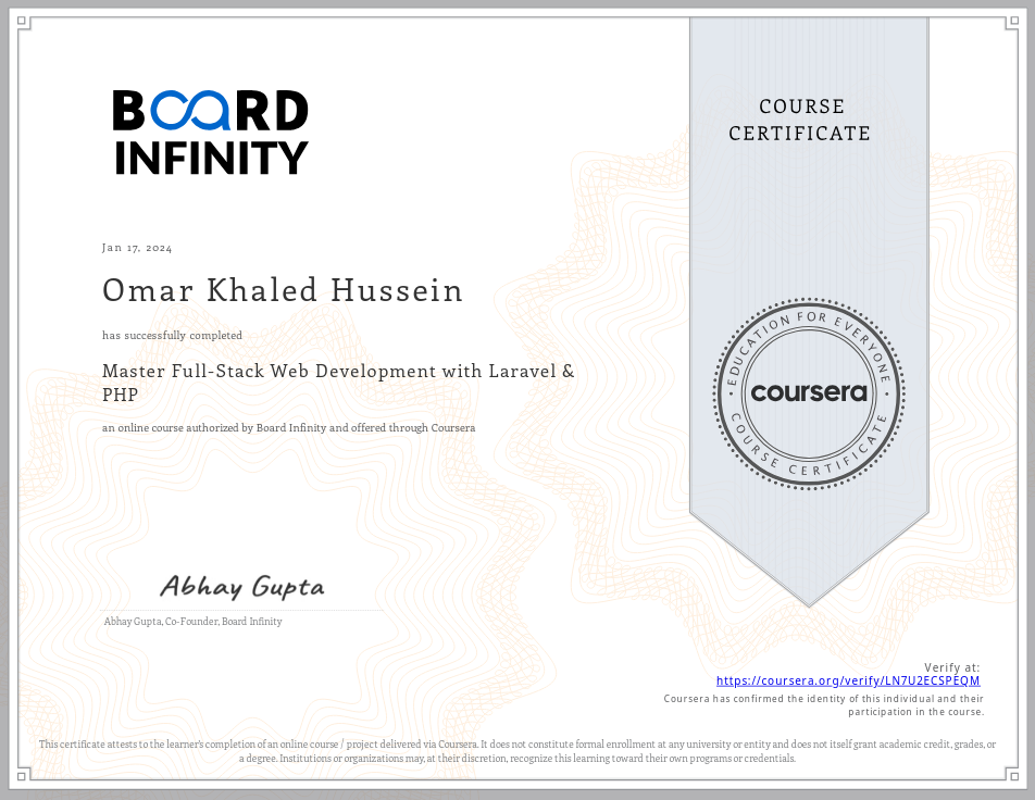 Master Full-Stack Web Development with Laravel & PHP